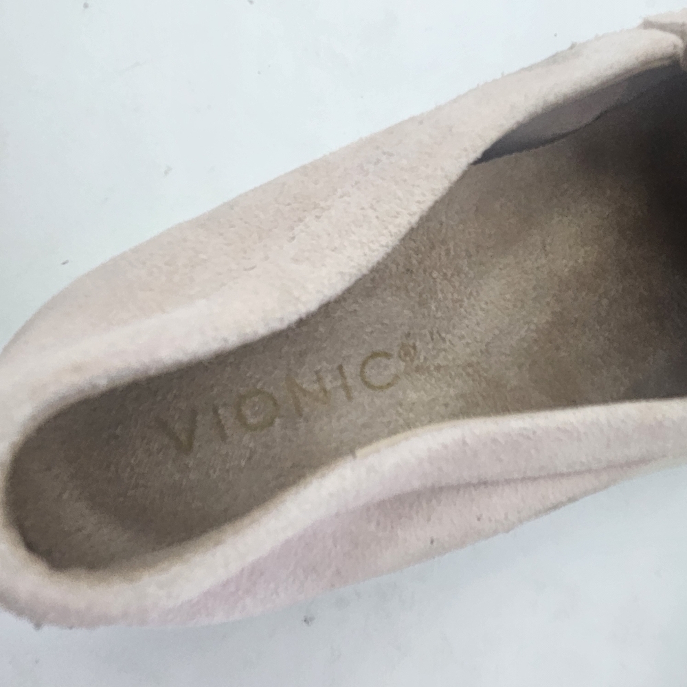 Vionic Chantel Loafers Rose Pink Suede Orthotic Slip-On Size 8 Preowned - Picture 11 of 12